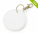 Kľúčenka z umelej kože Boutique Circular - white - variant 