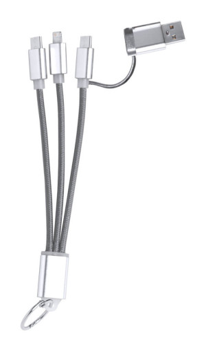USB nabíjecí kabel s přívěškem na klíče - Reklamnepredmety