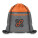 Drawstring bag with front pocket