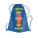Drawstring bag in non-woven material