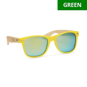 Fully customized Sunglasses with bamboo arms - Reklamnepredmety