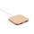 FSC®-zertifiziertes kabelloses 5W-Charger aus Bambus mit USB