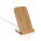 FSC®zertifizierter kabelloser 5W-Ladeständer aus Bambus, bra