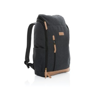Impact AWARE™ 16 oz. rCanvas 15" Laptop-Rucksack, grün - Reklamnepredmety