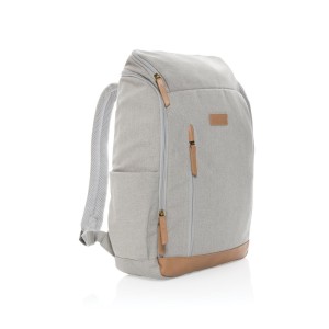 Impact AWARE™ 16 oz. rCanvas 15" Laptop-Rucksack, grün - Reklamnepredmety