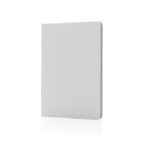 A5 Impact Steinpaper Hardcover Notizbuch, weiß
