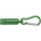 Aluminium mini torch with carabiner - mini-lampa-karabinerrel-zold--432009-04--300 - variant Gi 432009-04