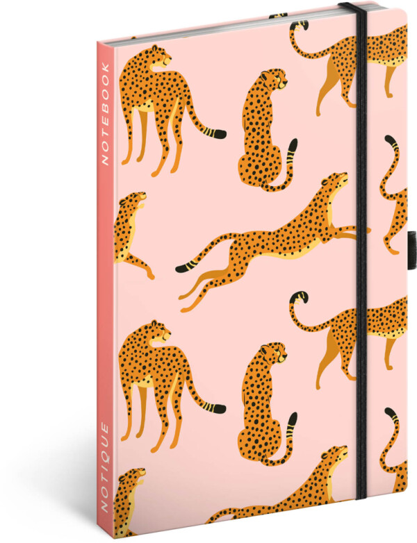 NOTIQUE Notizen Leoparden, liniert, 13 x 21 cm