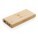 FSC® zertifizierte 8.000mAh Bambus-Wireless-Powerbank, braun
