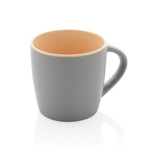 Keramiktasse innen coloriert, braun - Reklamnepredmety