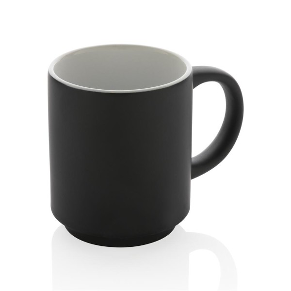 Stapelbare Keramiktasse, grün