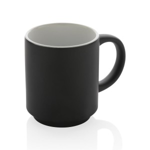 Stapelbare Keramiktasse, grün - Reklamnepredmety