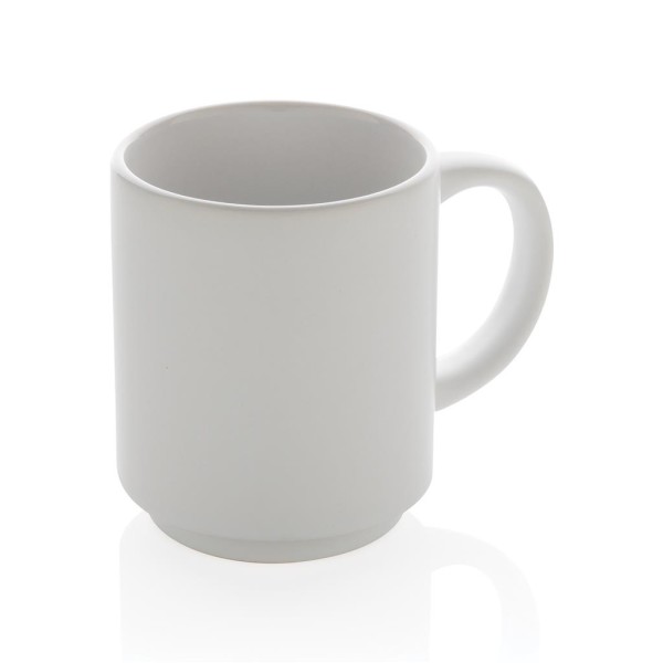 Stapelbare Keramiktasse, grün