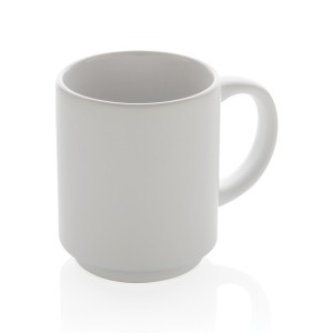 Stapelbare Keramiktasse, grün - Reklamnepredmety