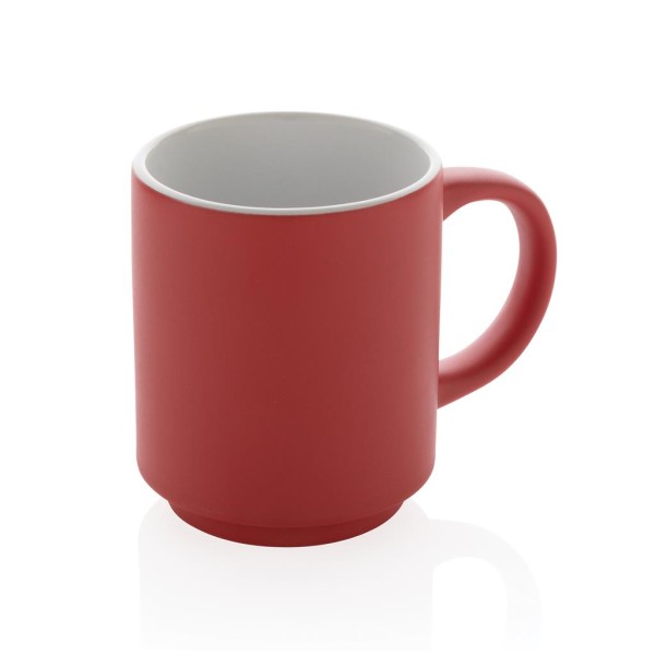 Stapelbare Keramiktasse, grün