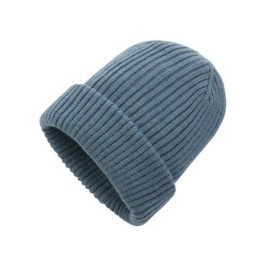 Impact AWARE™ Polylana® doppelt gestrickte Mütze, grün - Reklamnepredmety
