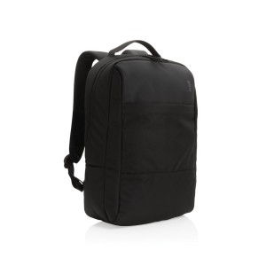 Swiss Peak AWARE™ RPET 15,6" Day-Pack, schwarz - Reklamnepredmety