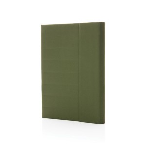 Impact Aware™ A5 Notebook mit Magnetverschluss, grün - Reklamnepredmety