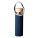 GOURMET 600 ml glass bottle with tea infuser, 600 ml, dark blue