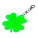 LUCKY CLOVER reflective key ring,  green - R73243.051 - variant Pr R73243.51