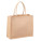 NATURAL SHOPPER laminierte Jute-Einkaufstasche