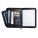 SOLARINO A4 zipper portfolio, black