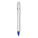 BEXER Plastové kuličkové pero značky Stilolinea s bílým tělem a barevnými detaily, modrá náplň - B0128504PK2 - variant Gi B0128504PK2