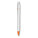 BEXER Plastové kuličkové pero značky Stilolinea s bílým tělem a barevnými detaily, modrá náplň - B0128506PK2 - variant Gi B0128506PK2