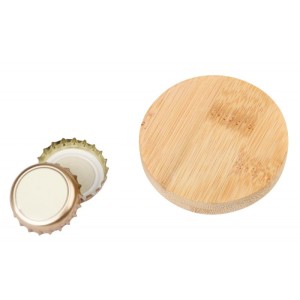 Bottle opener BAMBOO COIN - Reklamnepredmety