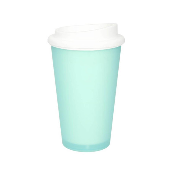 Premium Gefrorene transparente Kaffeetasse