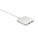 10W Wireless Charger aus RSC recycl. Kunststoff mit Dual-USB, weiß