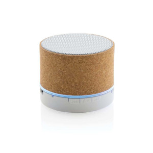 Kabelloser 3W-Lautsprecher aus FSC®-Kork, braun - Reklamnepredmety