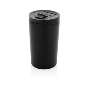 Doppelwandiger Vakuum-Becher aus RCS recyceltem SS, grün - Reklamnepredmety