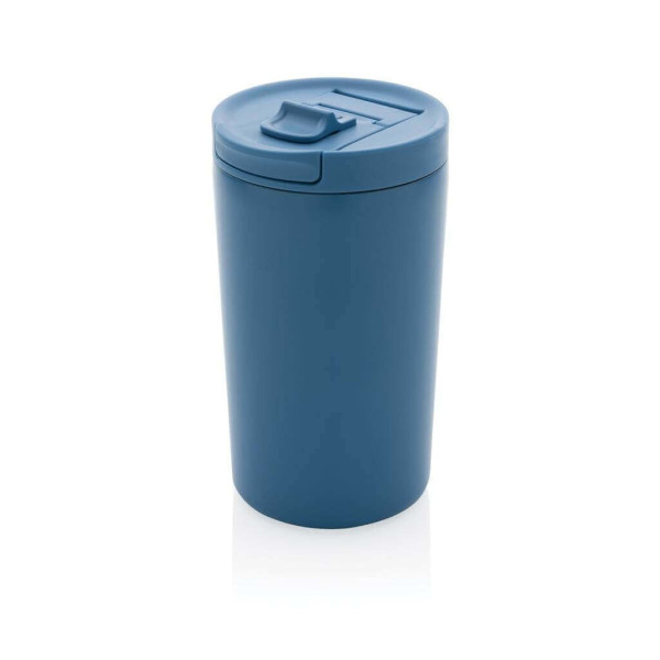 Doppelwandiger Vakuum-Becher aus RCS recyceltem SS, grün