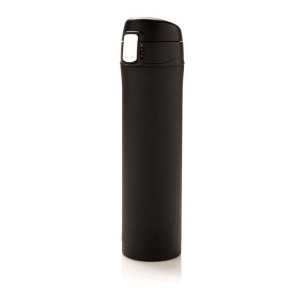 Easy Lock Vakuum-Flasche aus RCS recyceltem Stahl, blau - Reklamnepredmety