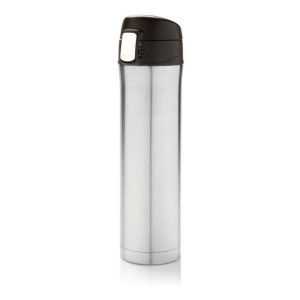 Easy Lock Vakuum-Flasche aus RCS recyceltem Stahl, blau - Reklamnepredmety