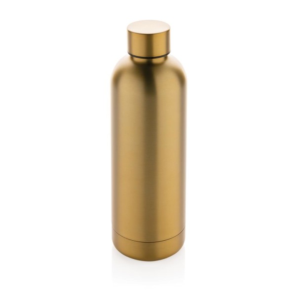 Impact Vakuumflasche aus RCS recyceltem Stainless-Steel, gold
