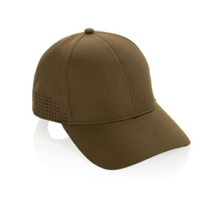 Impact AWARE™ rPET 6-Panel-Sportkappe, grün - Reklamnepredmety