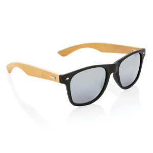 Sonnebrille aus FSC®-Bambus und RCS recyceltem Kunststoff, grün - Reklamnepredmety