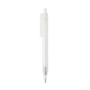 GRS rPET X8 transparenter Stift, grün - Reklamnepredmety