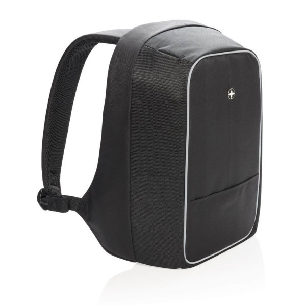 Swiss Peak 15,6" Anti-Diebstahl Laptop-Rucksack, schwarz