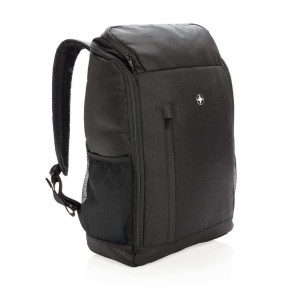 Swiss Peak AWARE™ Easy Access 15" Laptop-Rucksack, schwarz - Reklamnepredmety