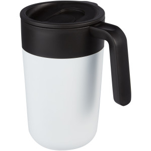 Nordia 400 ml doppelwandiger Becher aus Recyclingmaterial - Reklamnepredmety