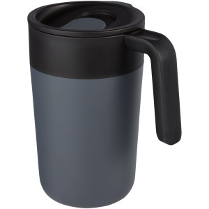 Nordia 400 ml doppelwandiger Becher aus Recyclingmaterial - Reklamnepredmety