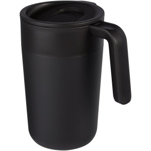 Nordia 400 ml doppelwandiger Becher aus Recyclingmaterial - Reklamnepredmety