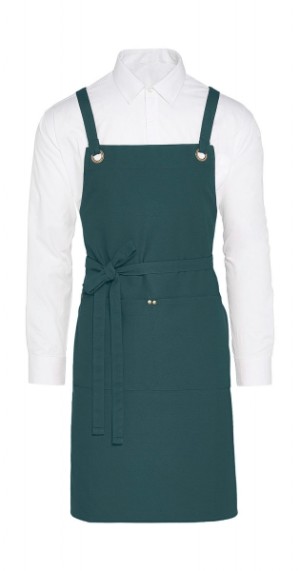 PROVENCE - gekreuzte Schürze mit Öse und Tasche - Reklamnepredmety