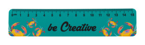 Drawy 15 maßgefertigtes Lineal, 15 cm - Reklamnepredmety