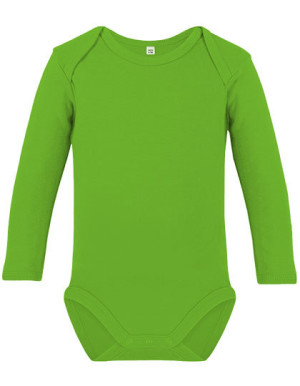 Organické body pre bábätká s dlhým rukávom Bailey 02 - Reklamnepredmety