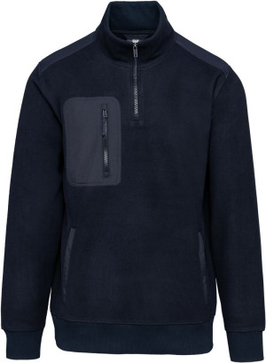 Arbeitsfleece-Sweatshirt mit 1/4-Reißverschluss - Reklamnepredmety