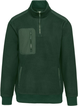 Arbeitsfleece-Sweatshirt mit 1/4-Reißverschluss - Reklamnepredmety